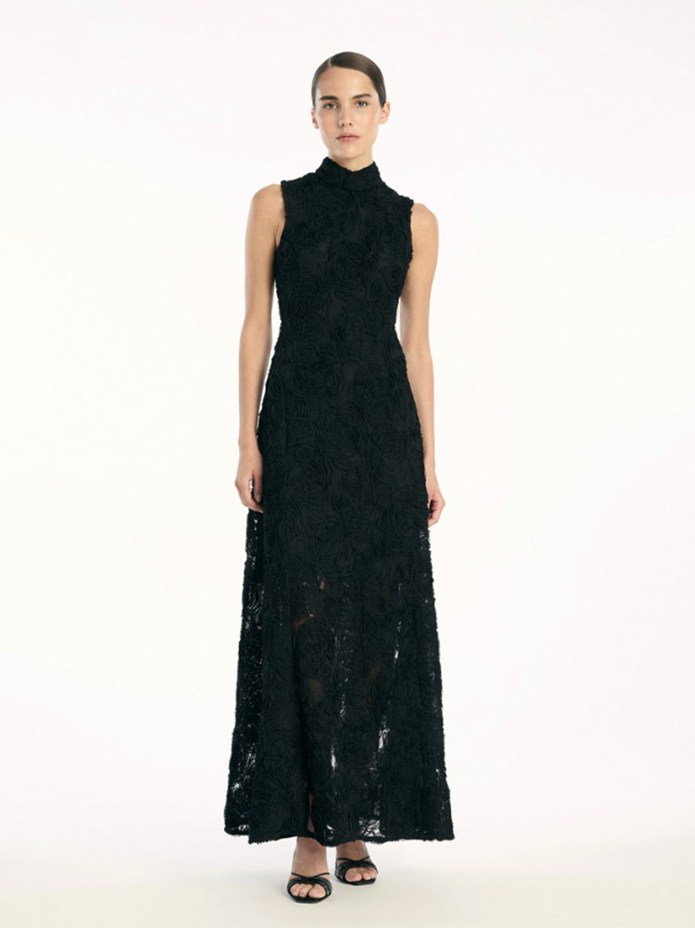 Mesh maxi dress
