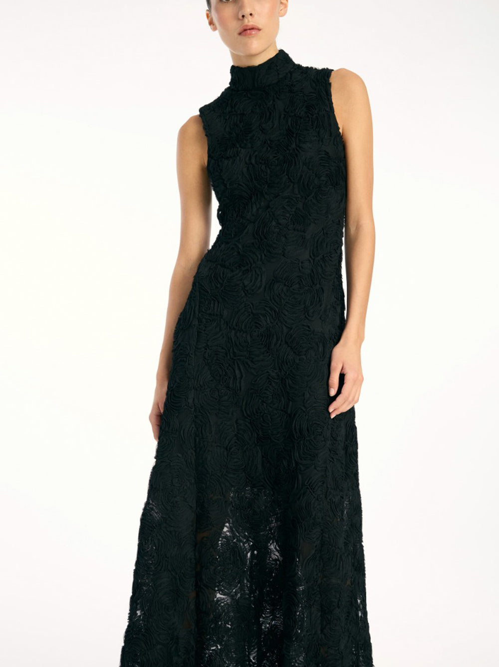 Mesh maxi dress