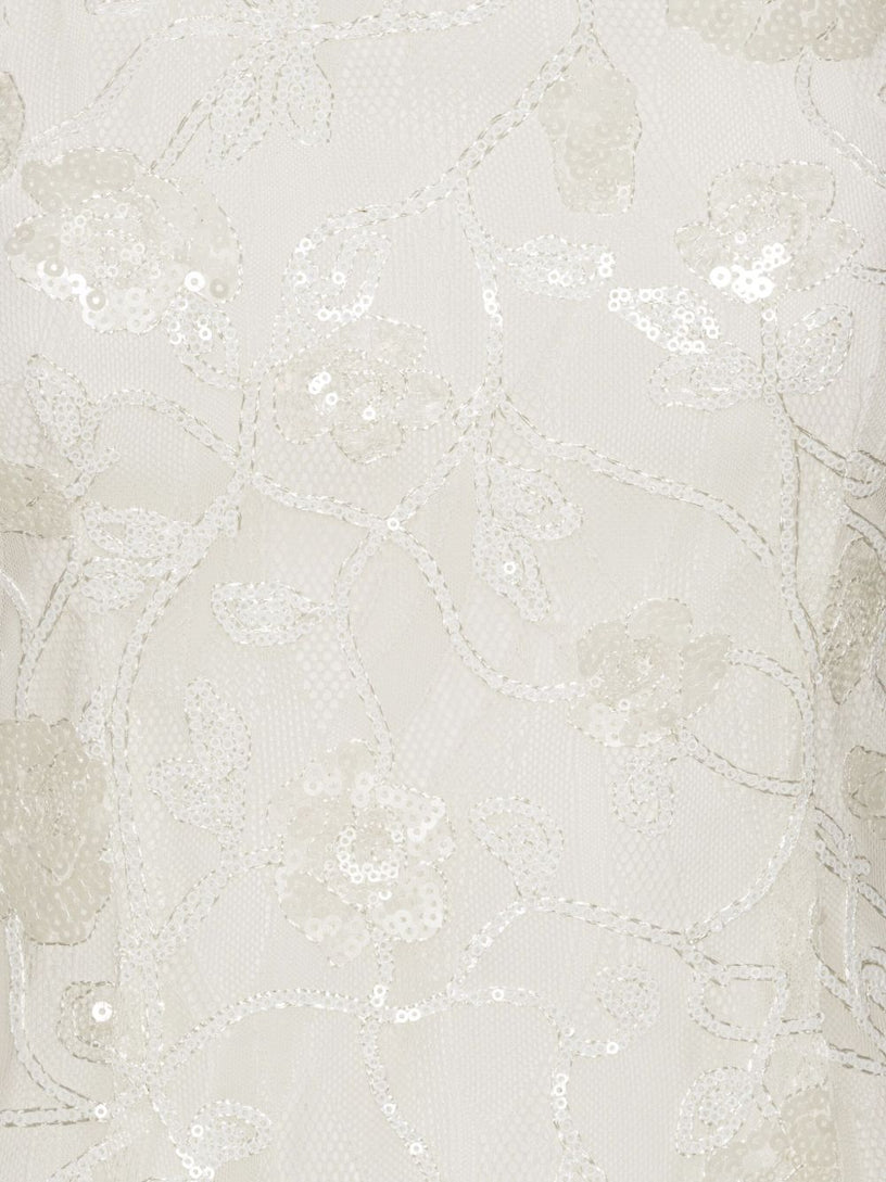 Lace sequin maxi dress