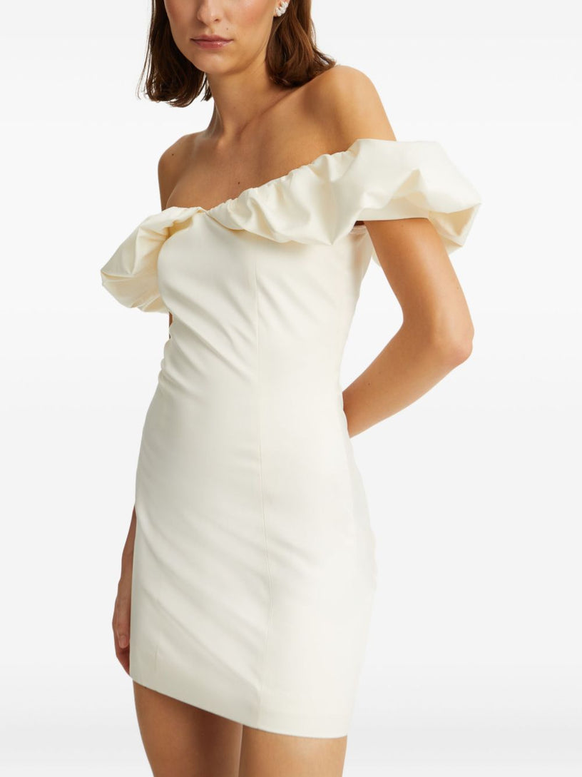 Off-shoulder mini dress