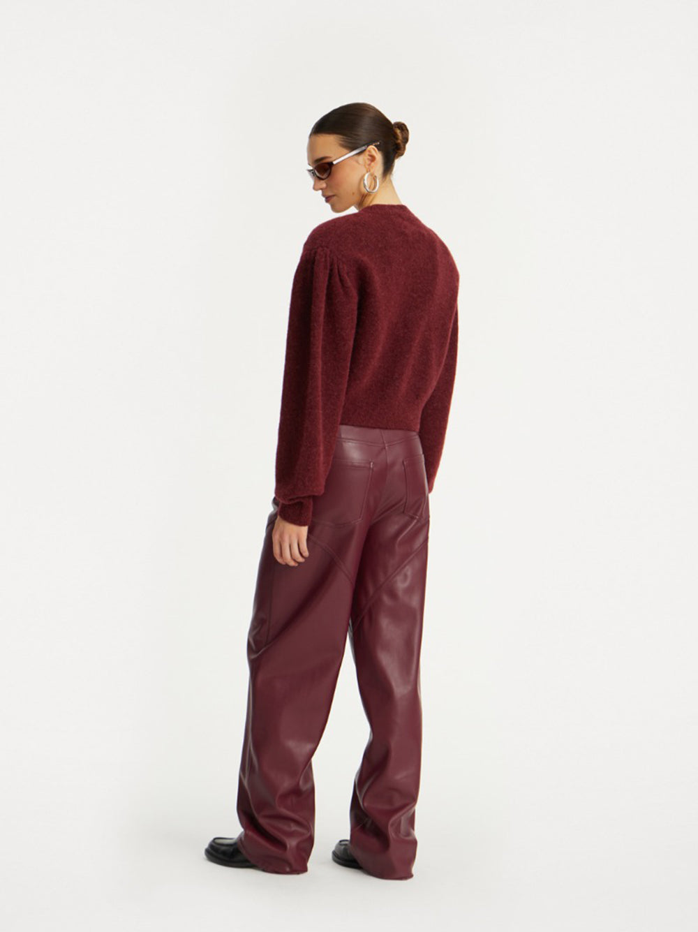 Mid waisted trousers