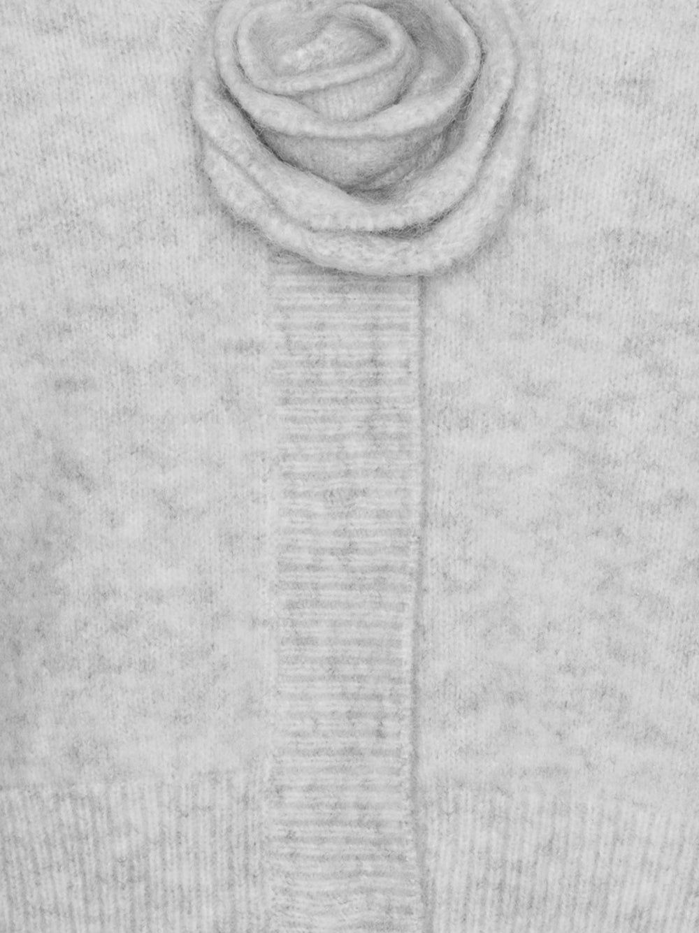 Puff Sleeve Knit Cardigan