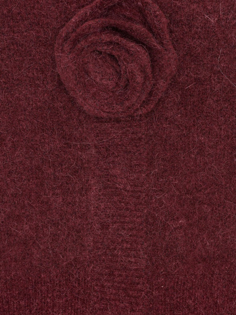 Puff Sleeve Knit Cardigan