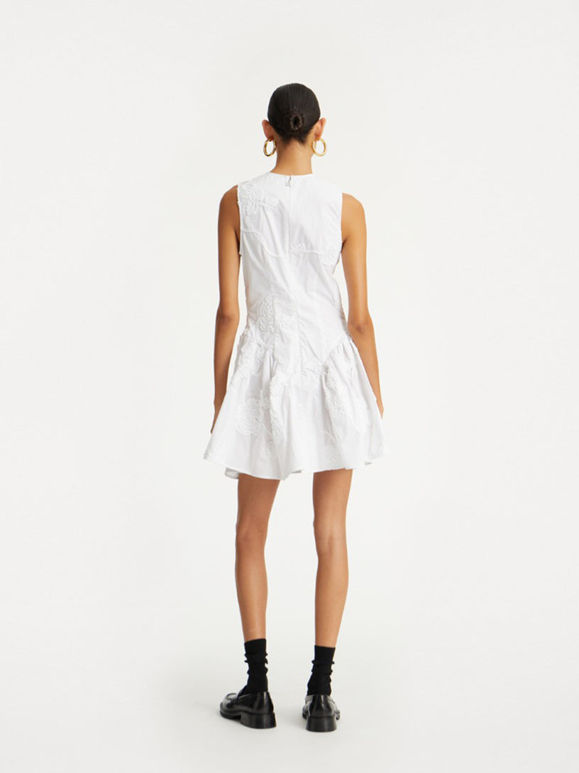Poplin mini dress
