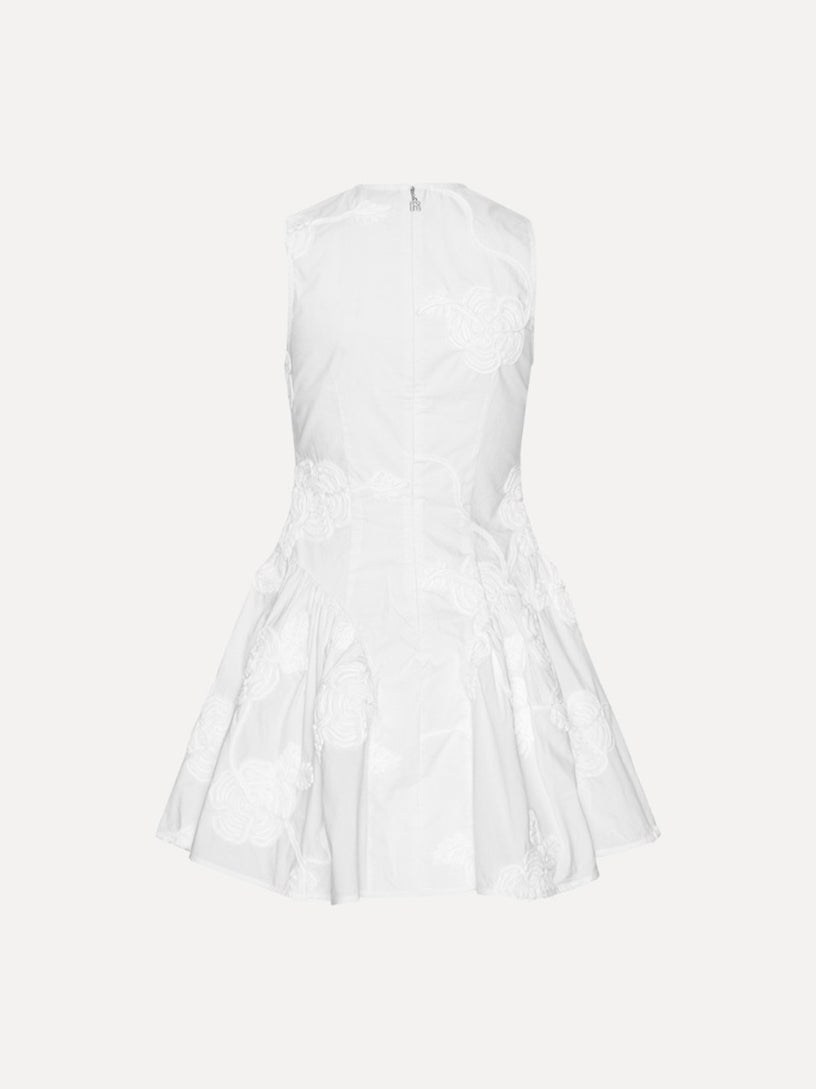 Poplin mini dress