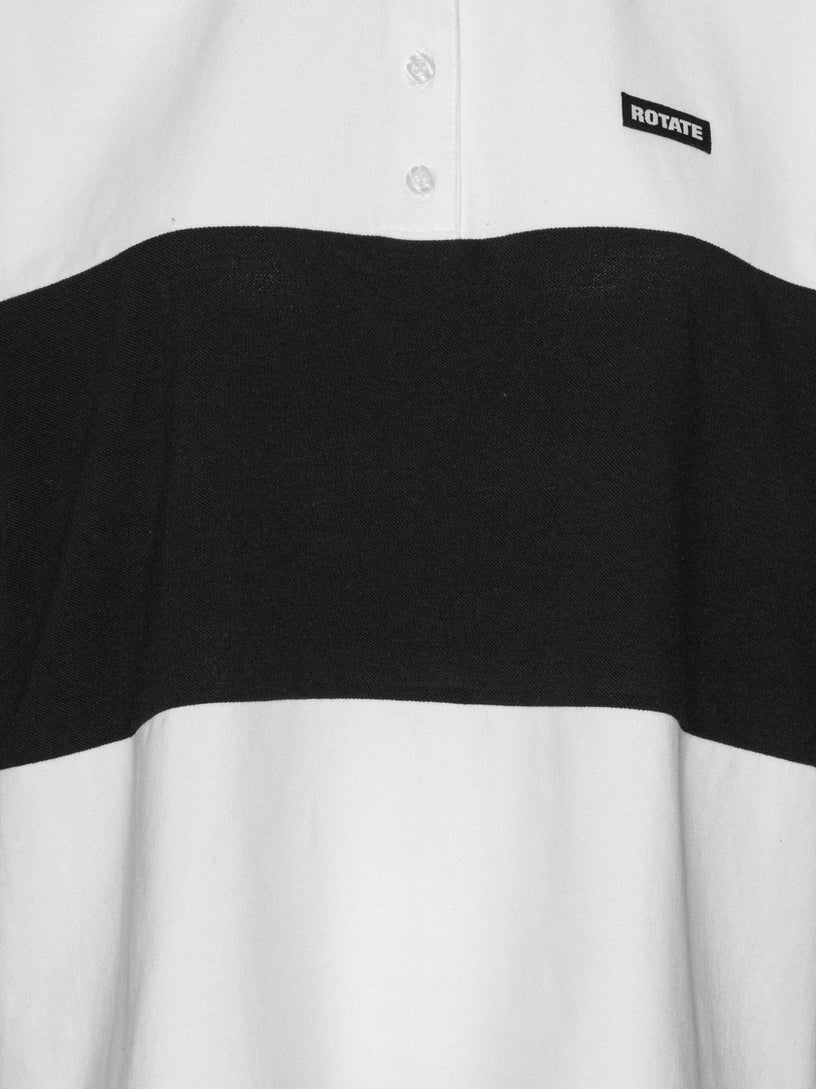 Long-sleeved piqué polo shirt