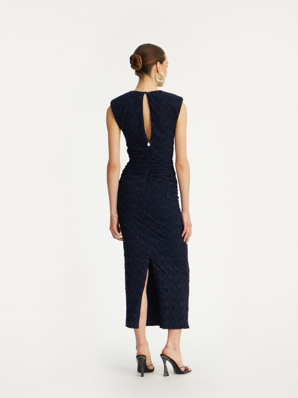 Long midi lace dress