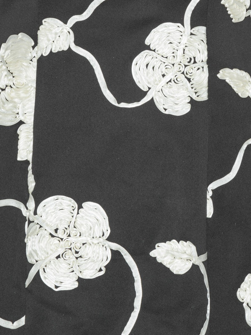 3D flower mini dress