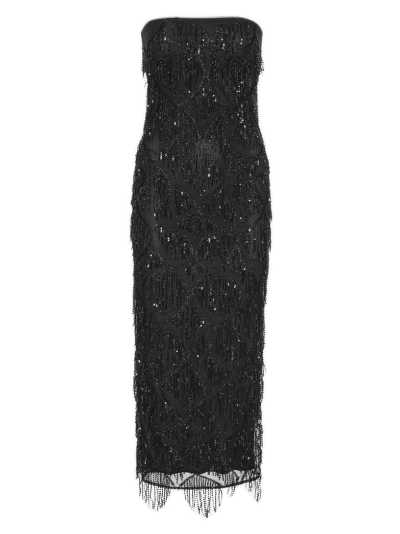 Sequins midi tube dress