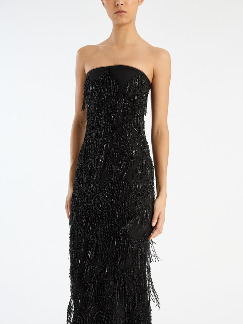 Sequins midi tube dress