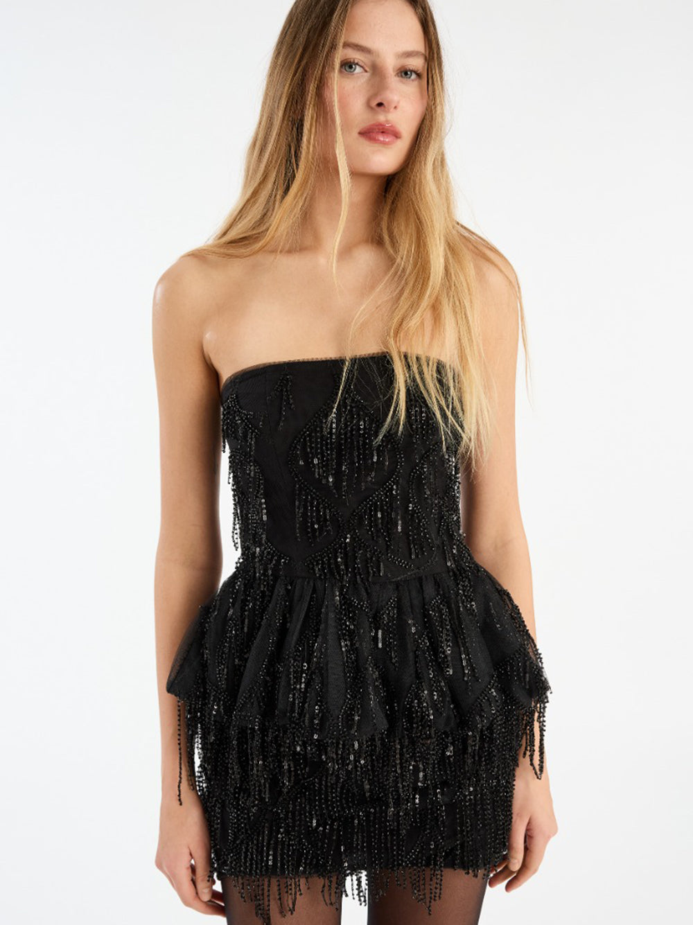 Sequins mini skirt