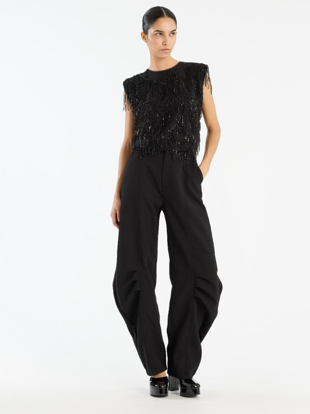 Sequinds sleeveless top