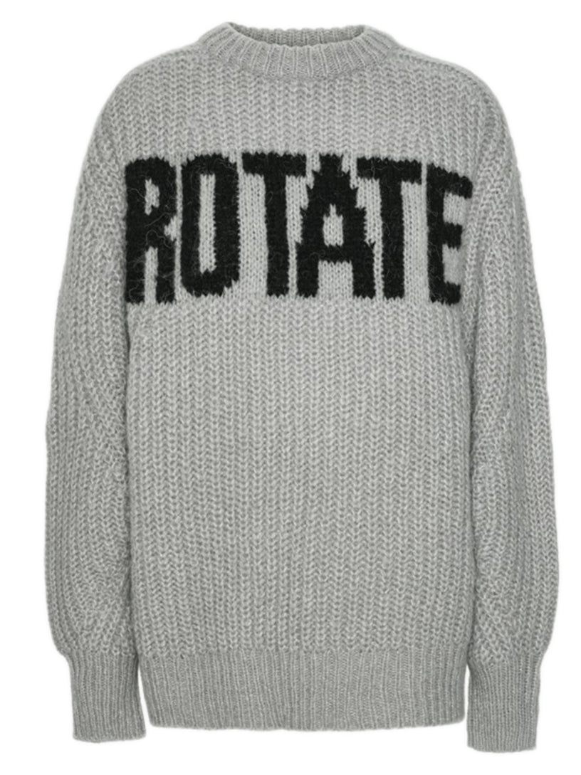 Knitted logo sweater