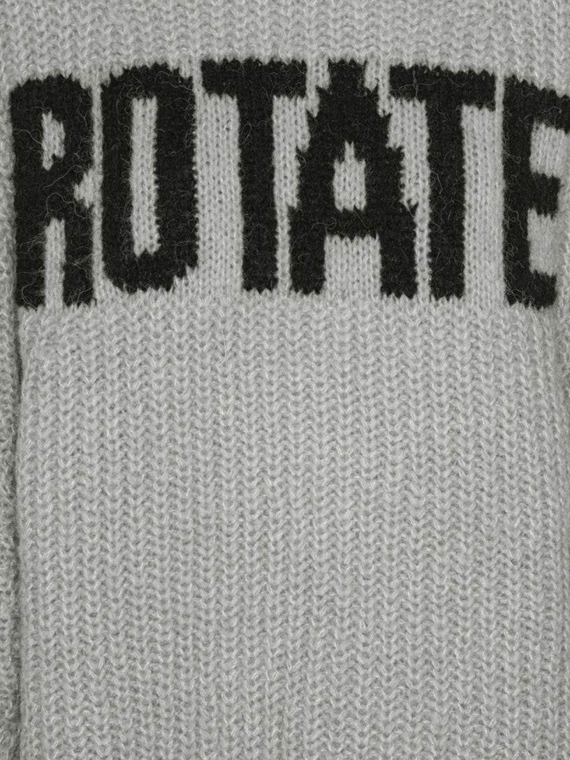 Knitted logo sweater