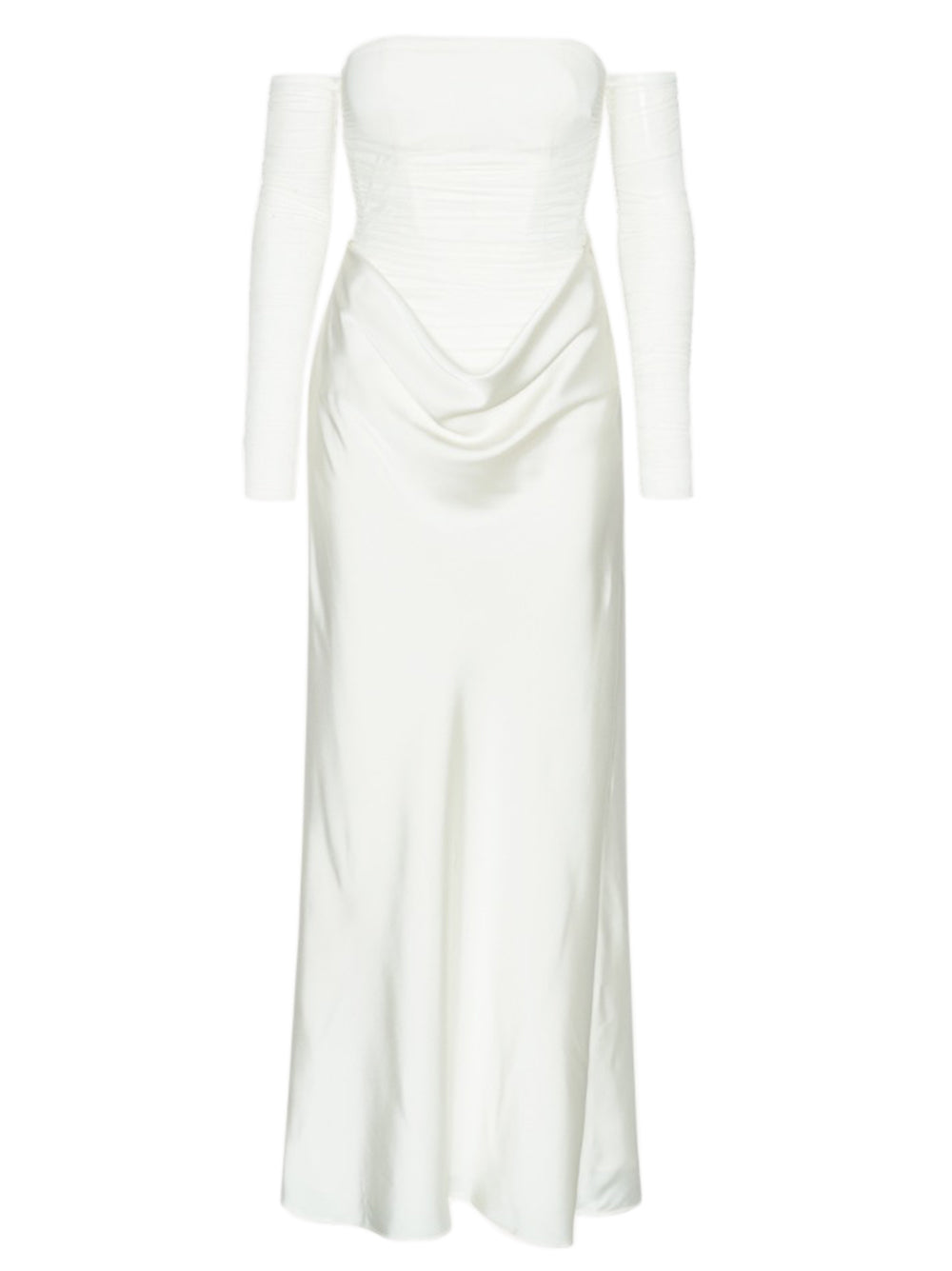 Ruched maxi dress