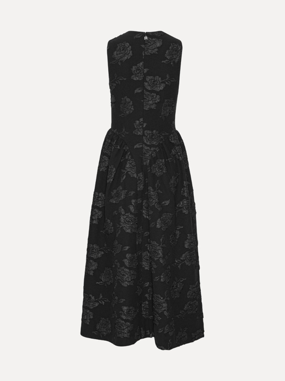 Midi dress in jacquard