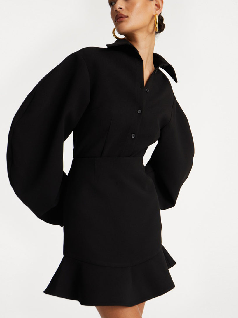 Suiting fitted shirt