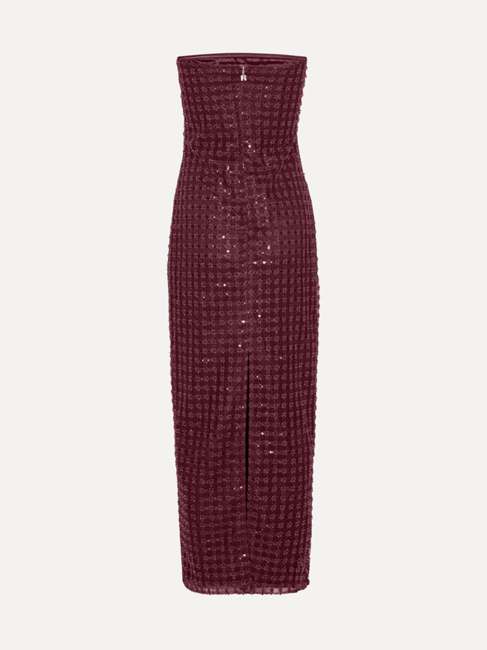 Beaded maxi tube dress