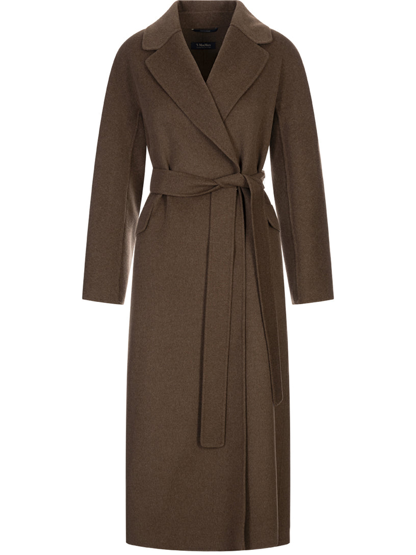 Enzo oversized wool coat S Max Mara Marrone Grifo210