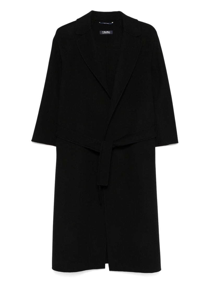 Esturia midi coat in wool drap