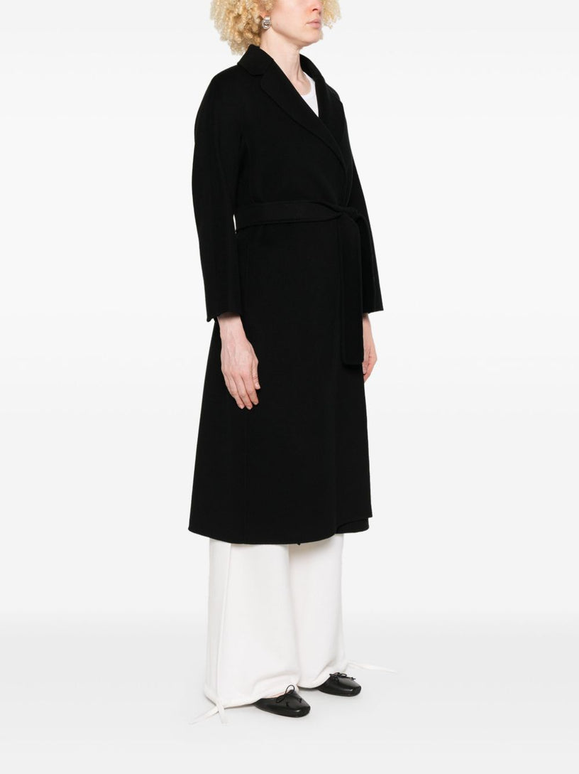 Esturia midi coat in wool drap