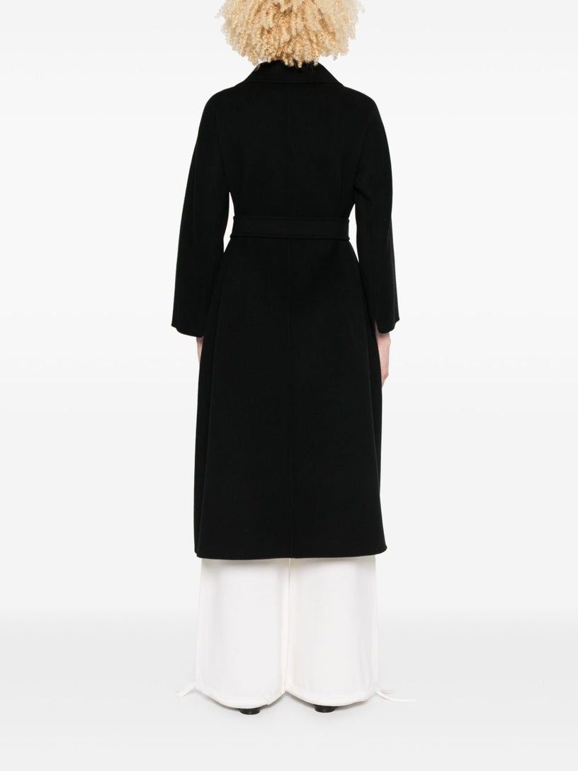 Esturia midi coat in wool drap