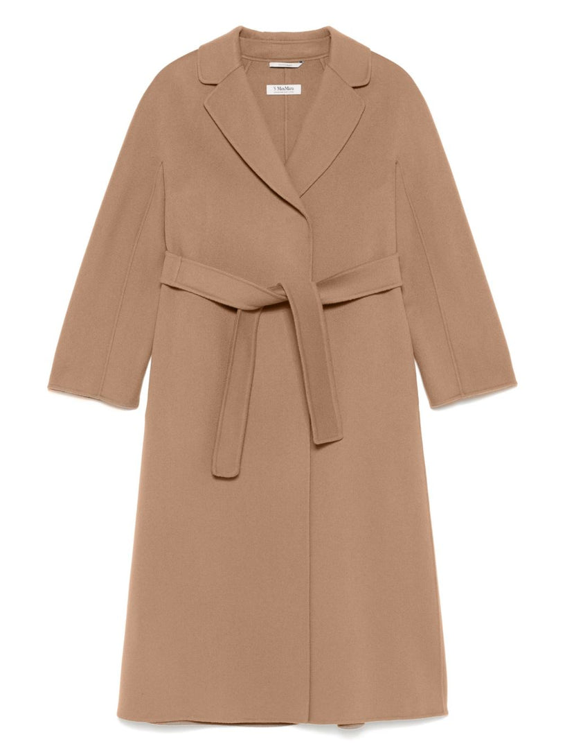 Esturia midi coat in wool drap