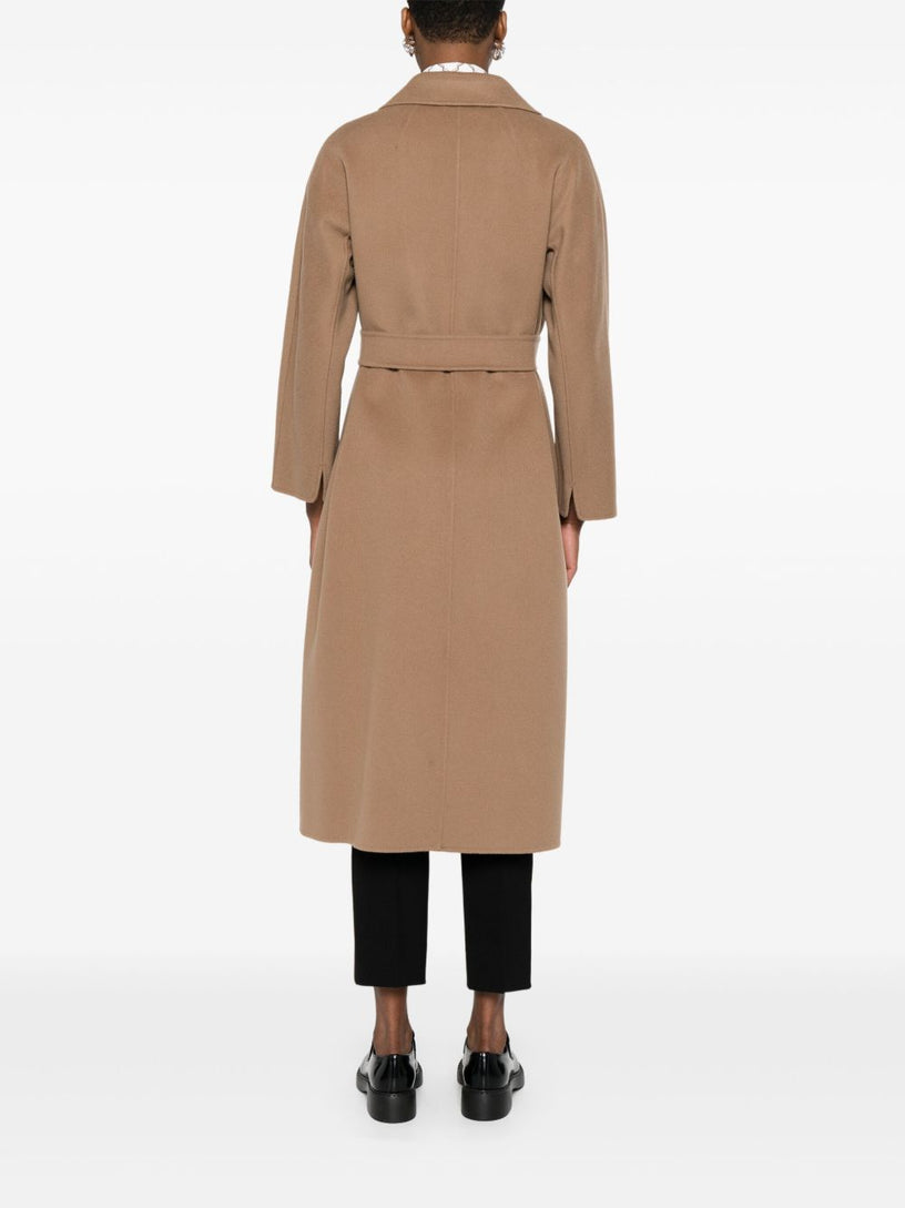 Esturia midi coat in wool drap