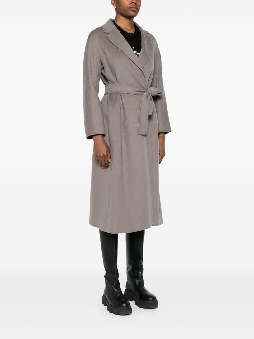 Esturia midi coat in wool drap