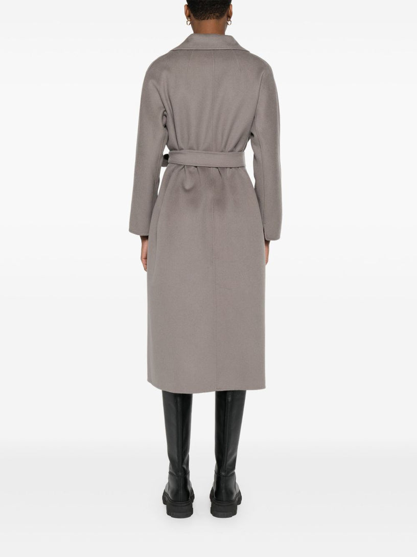 Esturia midi coat in wool drap