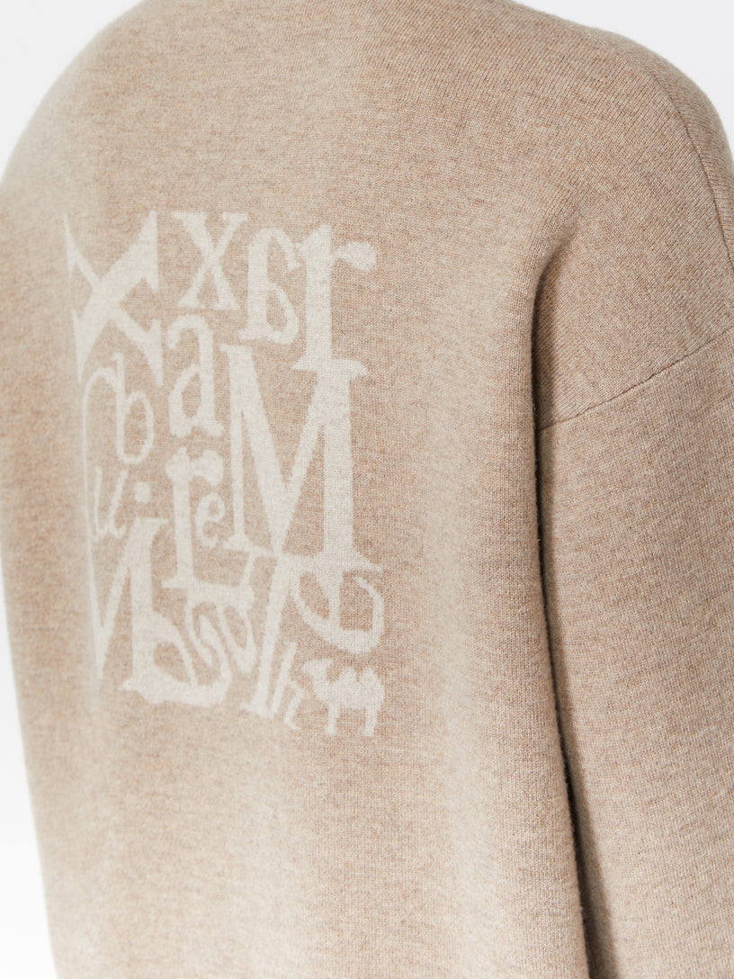 Wool and cashmere hooded cardigan