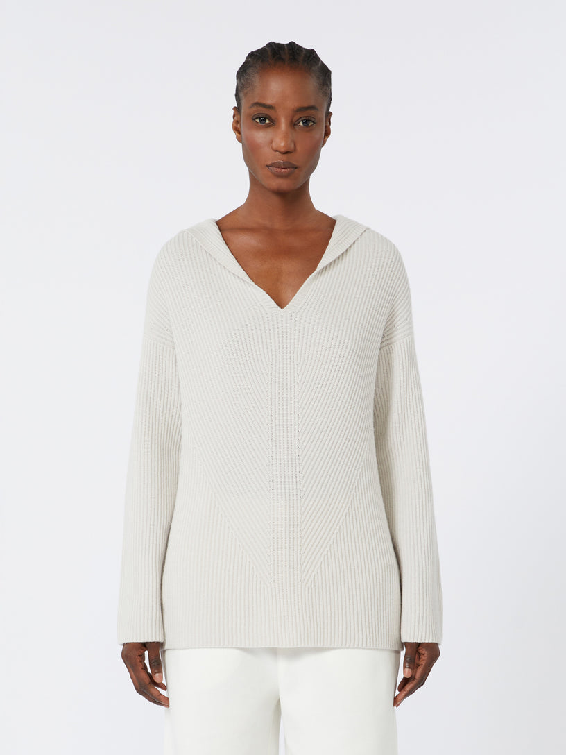 Ribbed wool sweatshirt