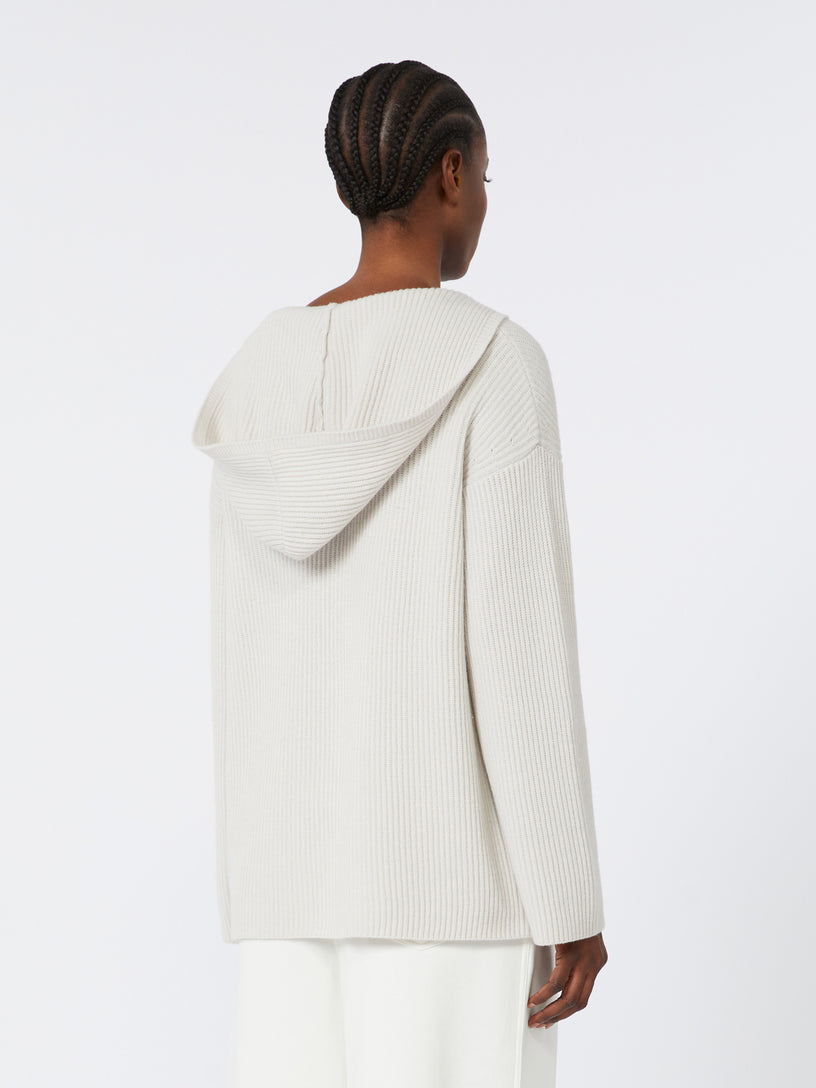 Ribbed wool sweatshirt