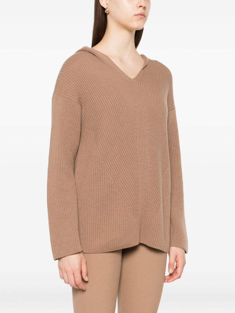 Ribbed wool sweatshirt