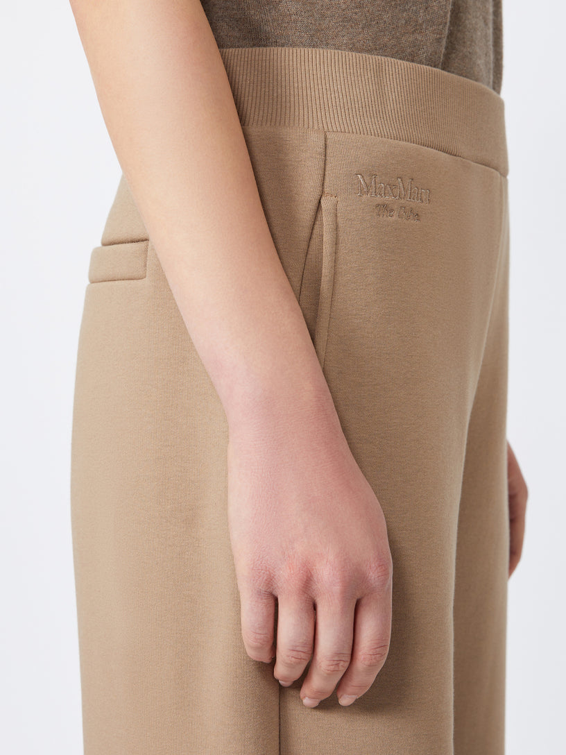 Cotton jersey trousers