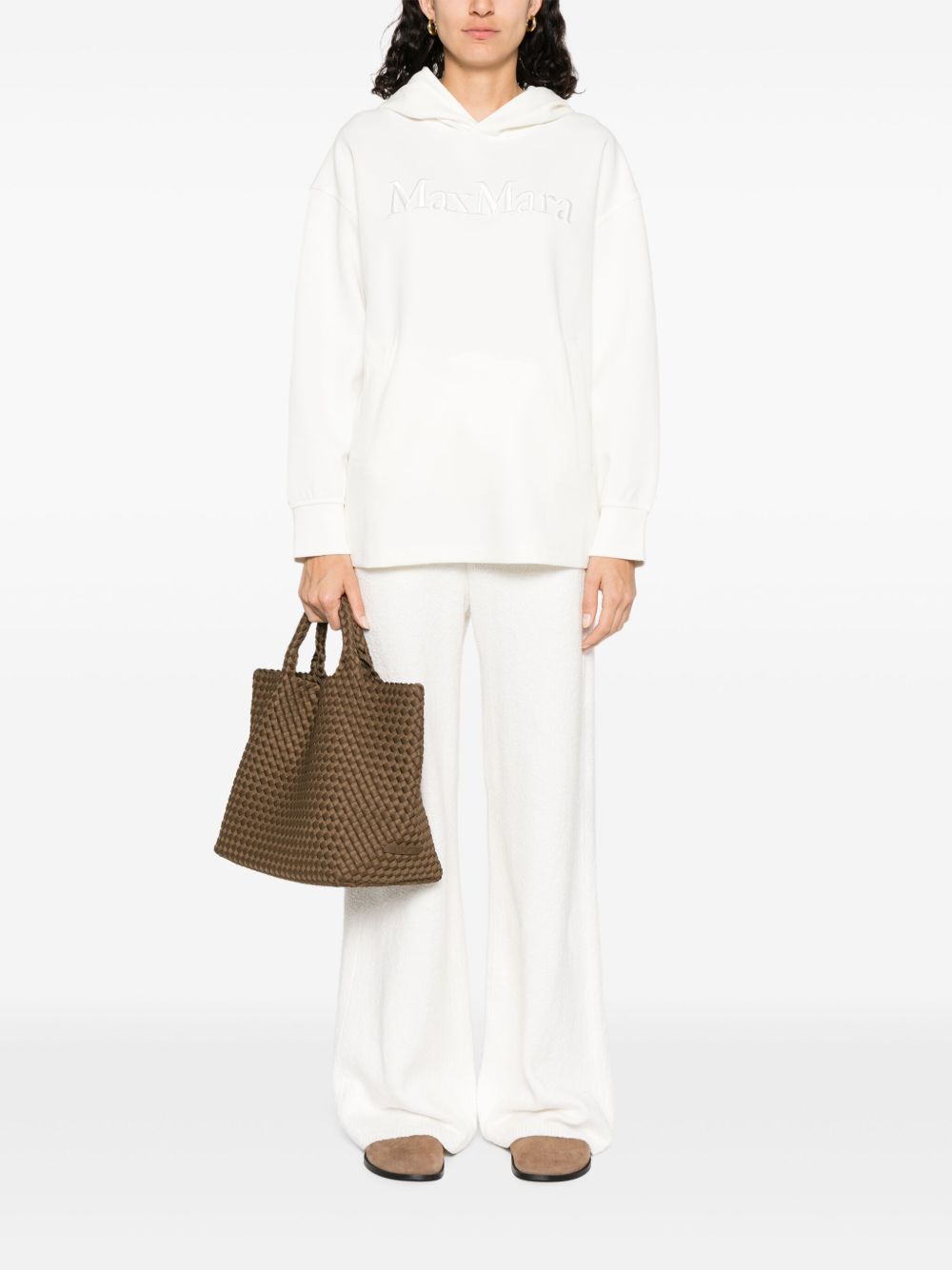 Visiera oversized sweatshirt in cotton jersey