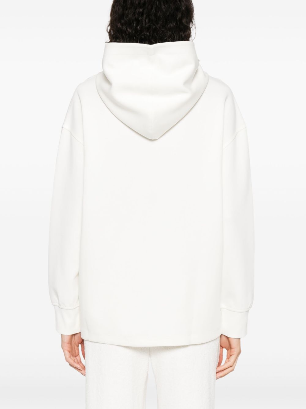 Visiera oversized sweatshirt in cotton jersey
