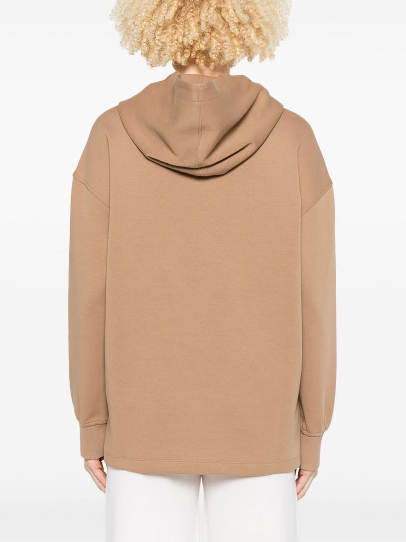Visiera oversized sweatshirt in cotton jersey