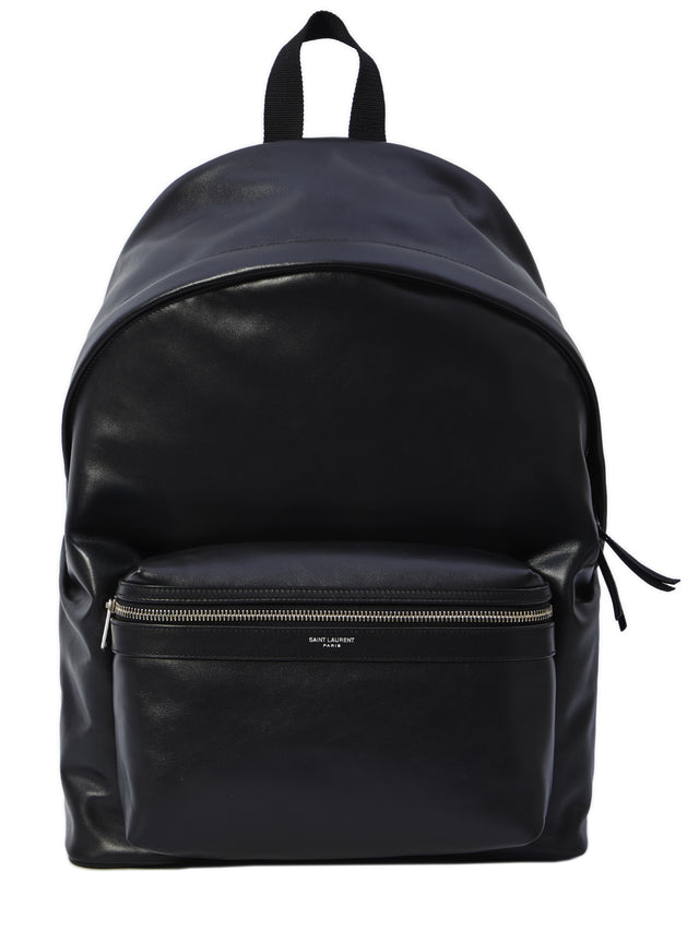 City backpack in leather