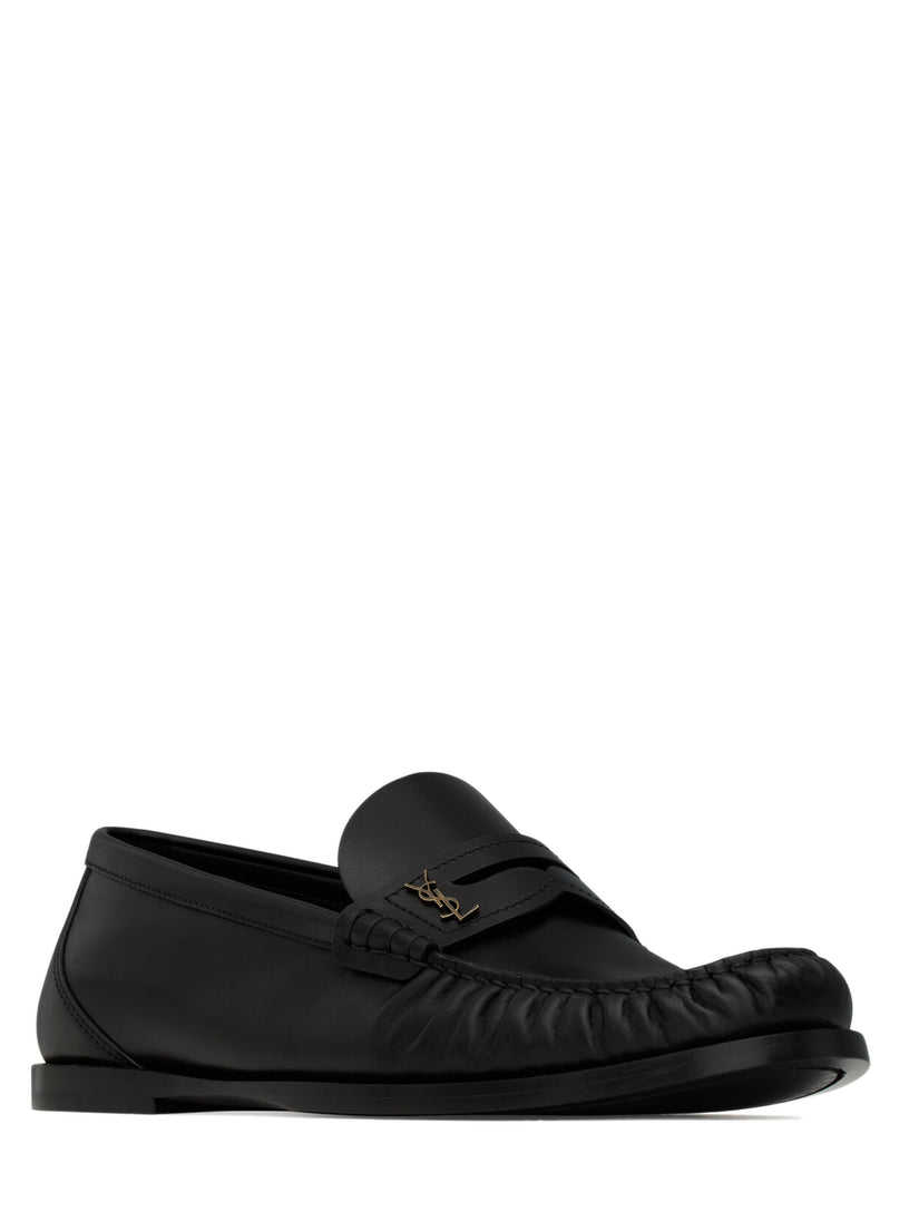 Smooth leather loafers