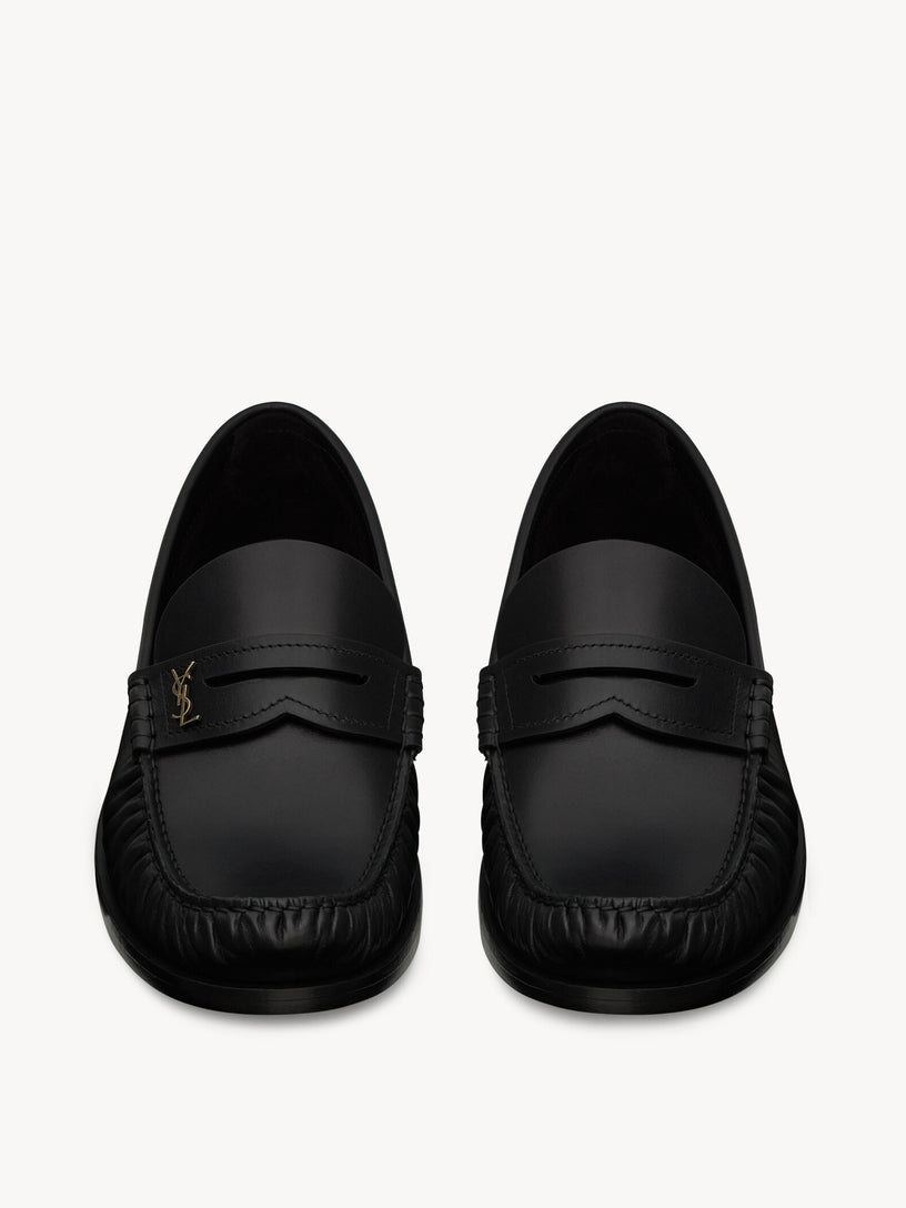 Smooth leather loafers