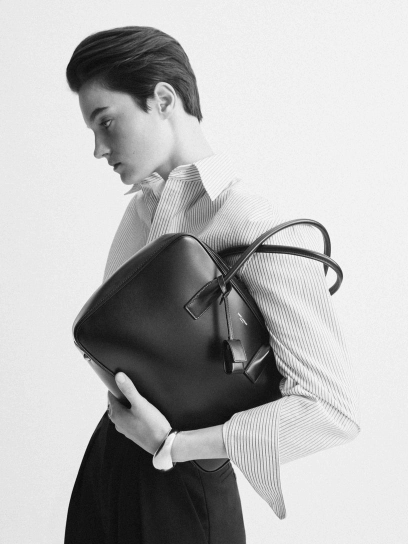 Saint Laurent Sac De Jour trunk bag in box