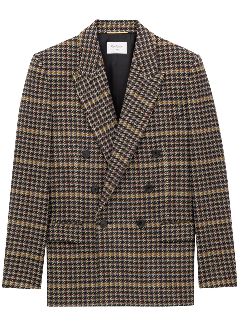 Jacket in wool check