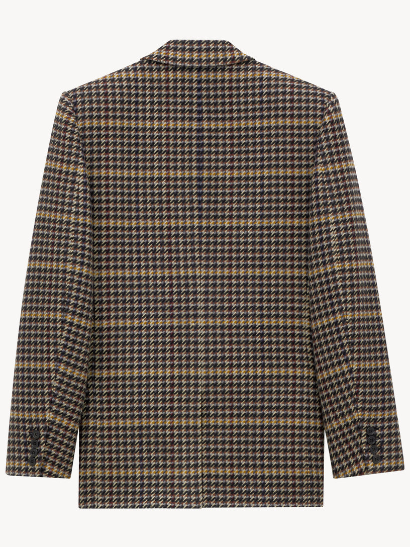 Jacket in wool check