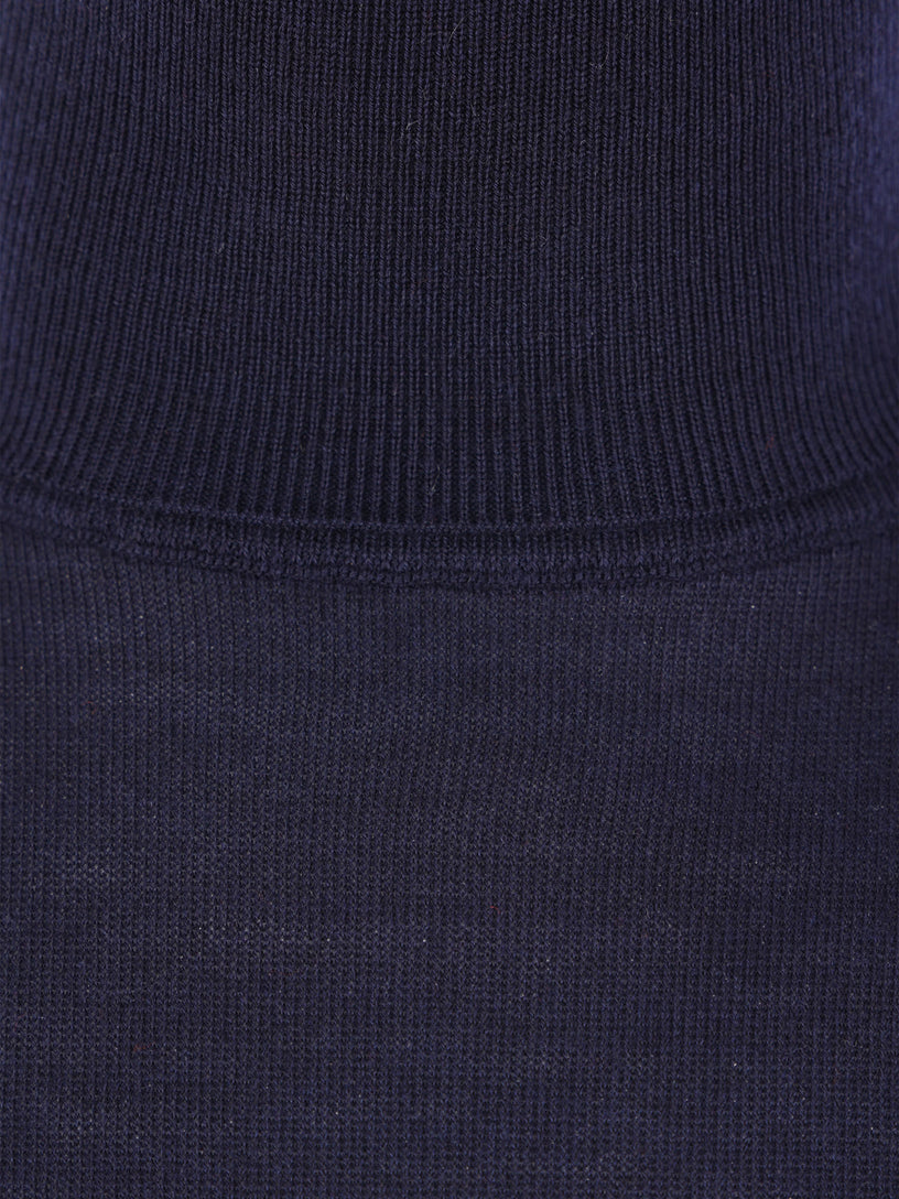 Cashmere, wool and silk turtleneck