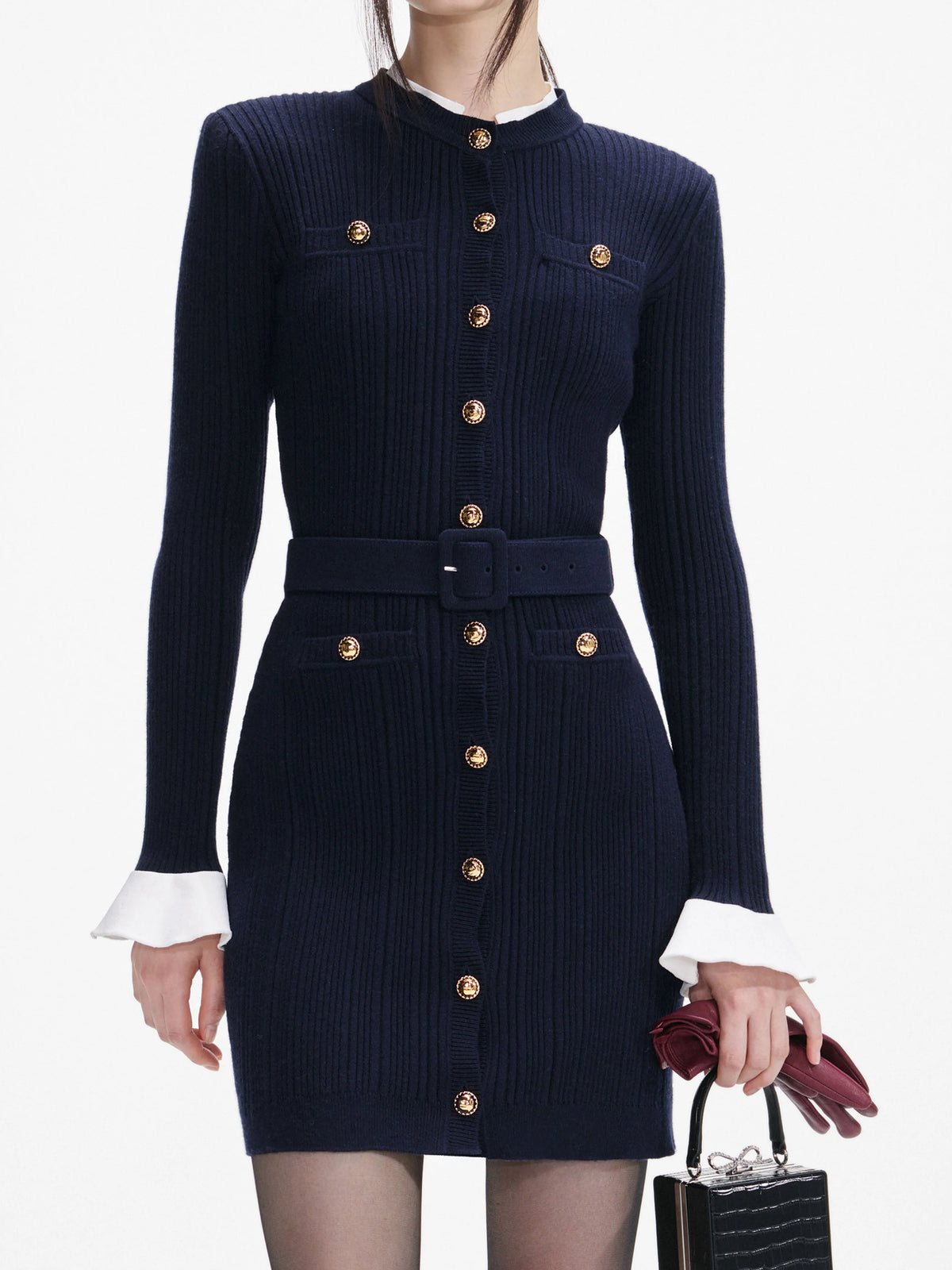 Viscose Knit Mini Dress