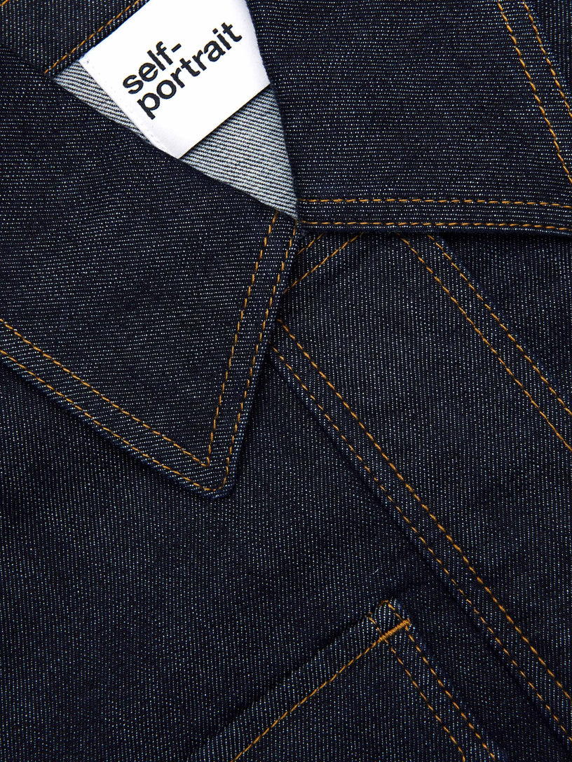 Indigo denim playsuit