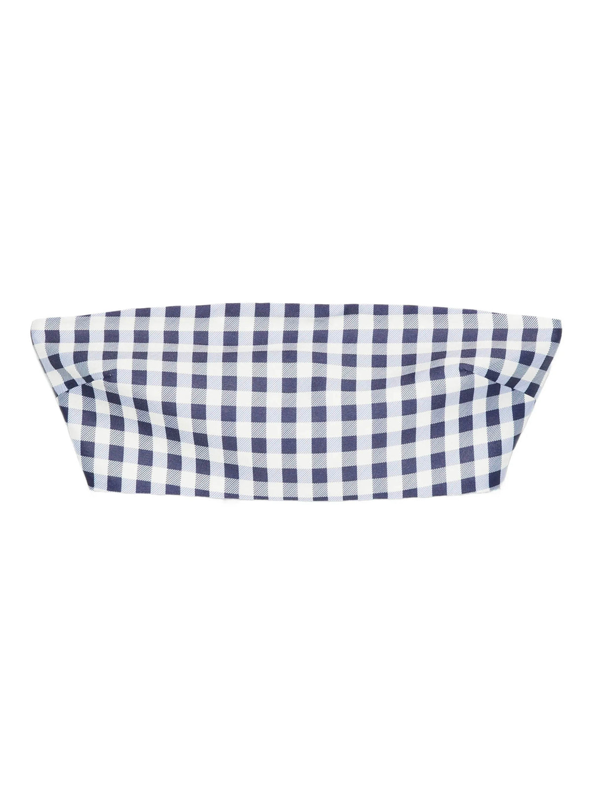 Gingham Bandeau Top
