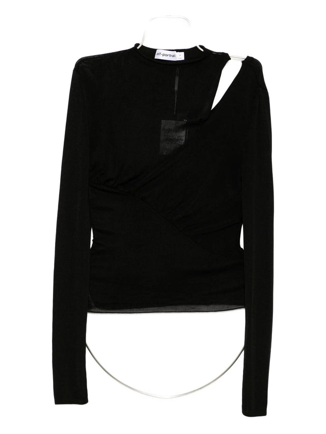 Viscose knitted top