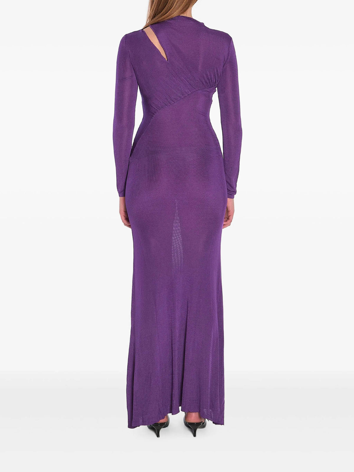 Viscose knit maxi dress